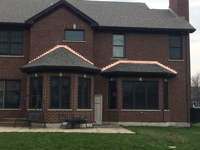 copper flashing chicago installed by optimal copper gutters intallers